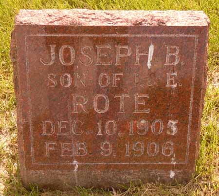 ROTE, JOSEPH B - Dallas County, Iowa | JOSEPH B ROTE 