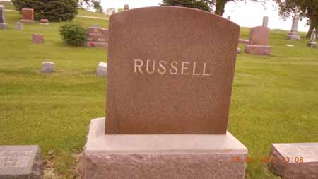RUSSELL, FAMILY STONE - Dallas County, Iowa | FAMILY STONE RUSSELL 