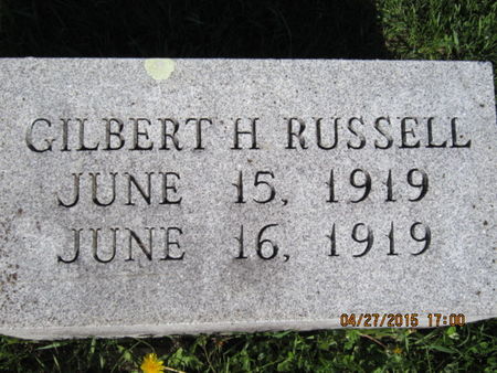 RUSSELL, GILBERT H - Dallas County, Iowa | GILBERT H RUSSELL 