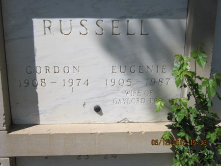 RUSSELL, EUGENIE - Dallas County, Iowa | EUGENIE RUSSELL 