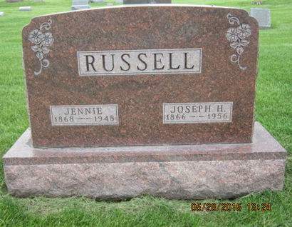 RUSSELL, JENNIE - Dallas County, Iowa | JENNIE RUSSELL 