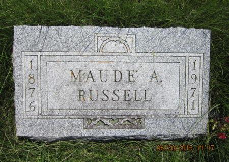 RUSSELL, MAUDE A - Dallas County, Iowa | MAUDE A RUSSELL 