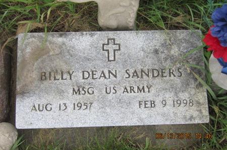 SANDERS, BILLY DEAN - Dallas County, Iowa | BILLY DEAN SANDERS 