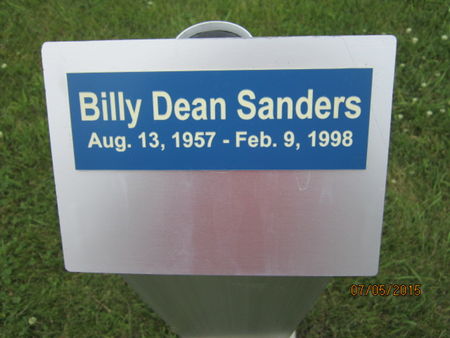 SANDERS, BILLY DEAN - Dallas County, Iowa | BILLY DEAN SANDERS 
