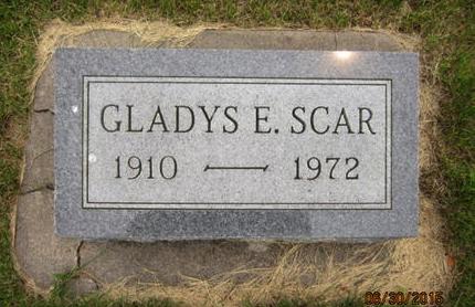 SCAR, GLADYS E - Dallas County, Iowa | GLADYS E SCAR 