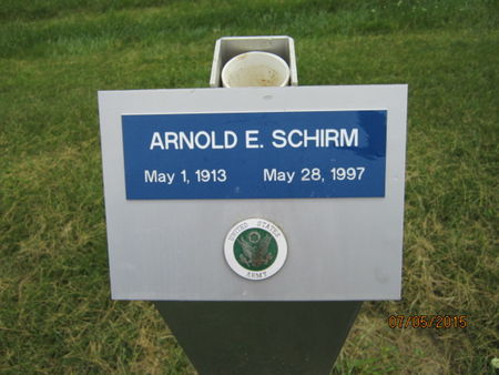 SCHIRM, ARNOLD E - Dallas County, Iowa | ARNOLD E SCHIRM 