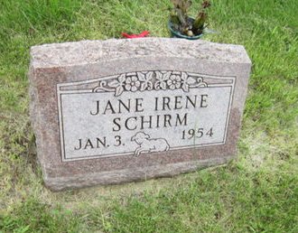 SCHIRM, JANE IRENE - Dallas County, Iowa | JANE IRENE SCHIRM 