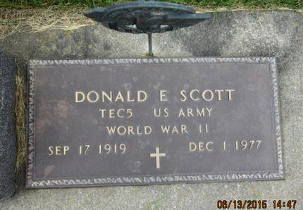 SCOTT, DONALD E - Dallas County, Iowa | DONALD E SCOTT 