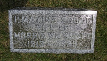 SCOTT, I MAXINE - Dallas County, Iowa | I MAXINE SCOTT 
