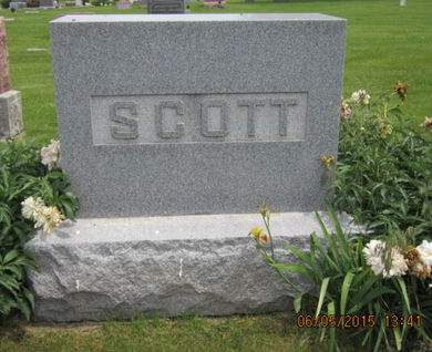 SCOTT, FAMILY STONE - Dallas County, Iowa | FAMILY STONE SCOTT 
