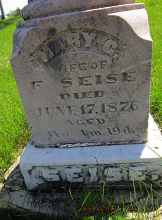 SEISE, MARY G - Dallas County, Iowa | MARY G SEISE 