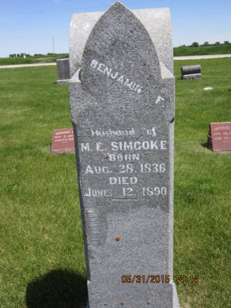 SIMCOKE, BENJAMIN F - Dallas County, Iowa | BENJAMIN F SIMCOKE 
