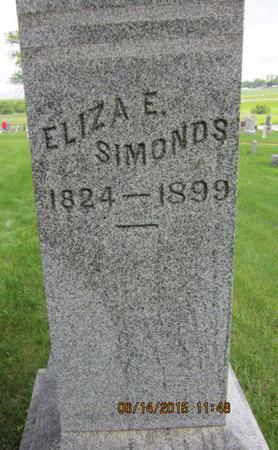 SIMONDS, ELIZA E - Dallas County, Iowa | ELIZA E SIMONDS 