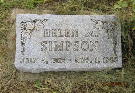 SIMPSON, HELEN M - Dallas County, Iowa | HELEN M SIMPSON 