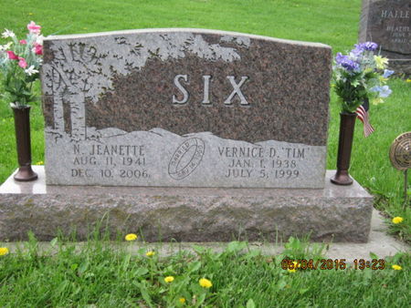 SIX, N JEANETTE - Dallas County, Iowa | N JEANETTE SIX 