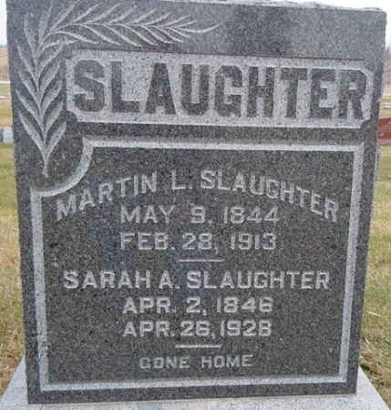 SLAUGHTER, SARAH A. - Dallas County, Iowa | SARAH A. SLAUGHTER 
