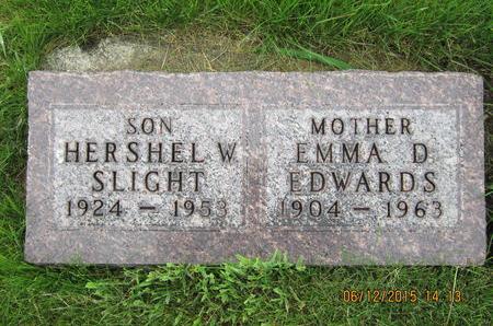 EDWARDS, EMMA D - Dallas County, Iowa | EMMA D EDWARDS 