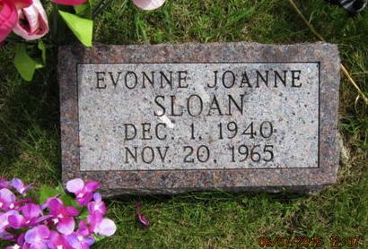 SLOAN, EVONNE JOANNE - Dallas County, Iowa | EVONNE JOANNE SLOAN 