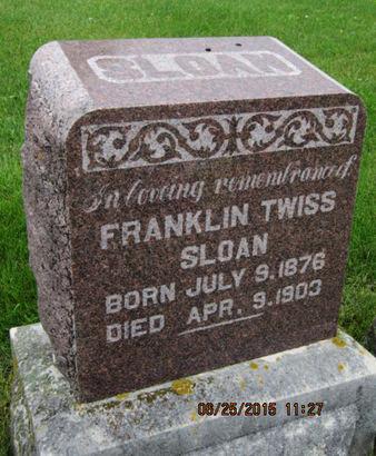 SLOAN, FRANKLIN TWISS - Dallas County, Iowa | FRANKLIN TWISS SLOAN 