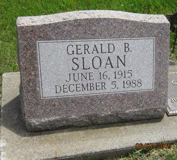 SLOAN, GERALD B - Dallas County, Iowa | GERALD B SLOAN 