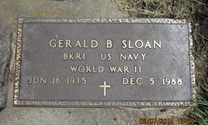 SLOAN, GERALD B - Dallas County, Iowa | GERALD B SLOAN 