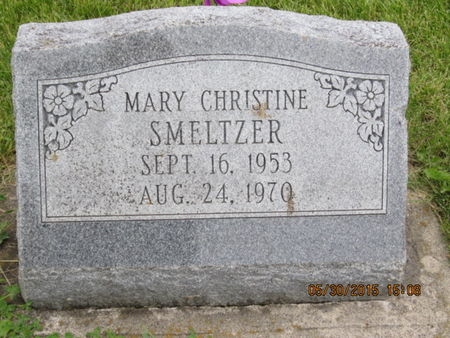 SMELTZER, MARY CHRISTINE - Dallas County, Iowa | MARY CHRISTINE SMELTZER 