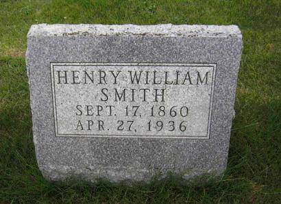 SMITH, HENRY WILLIAM - Dallas County, Iowa | HENRY WILLIAM SMITH 