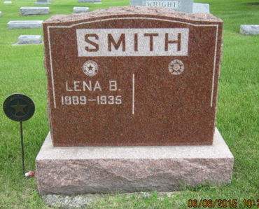 SMITH, LENA B - Dallas County, Iowa | LENA B SMITH 
