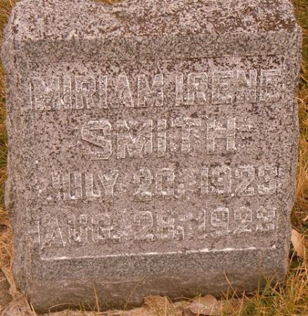 SMITH, MIRIAM IRENE - Dallas County, Iowa | MIRIAM IRENE SMITH 