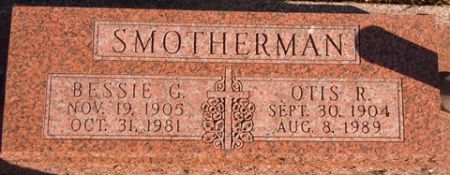 SMOTHERMAN, BESSIE G. - Dallas County, Iowa | BESSIE G. SMOTHERMAN 