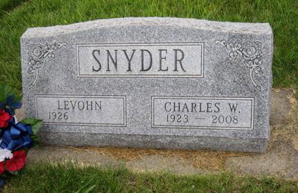 SNYDER, CHARLES W - Dallas County, Iowa | CHARLES W SNYDER 
