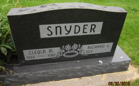 SNYDER, CLEOLA M - Dallas County, Iowa | CLEOLA M SNYDER 