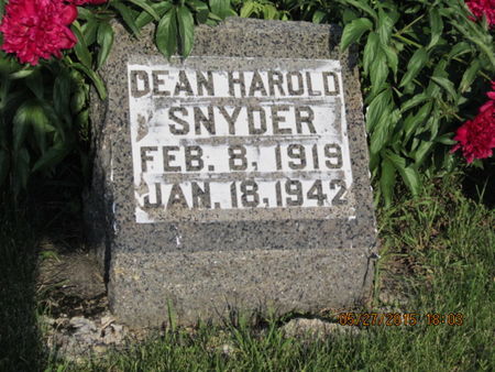SNYDER, DEAN HAROLD - Dallas County, Iowa | DEAN HAROLD SNYDER 