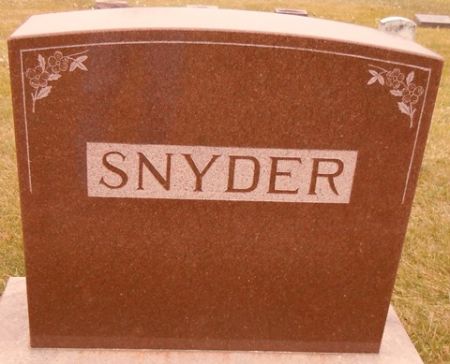 SNYDER, FAMILY MONUMENT - Dallas County, Iowa | FAMILY MONUMENT SNYDER 