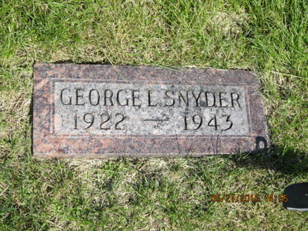 SNYDER, GEORGE L - Dallas County, Iowa | GEORGE L SNYDER 