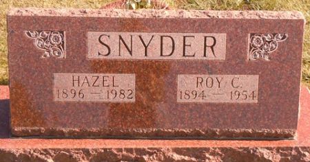 SNYDER, ROY C. - Dallas County, Iowa | ROY C. SNYDER 
