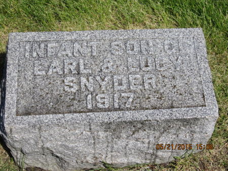 SNYDER, INFANT SON - Dallas County, Iowa | INFANT SON SNYDER 