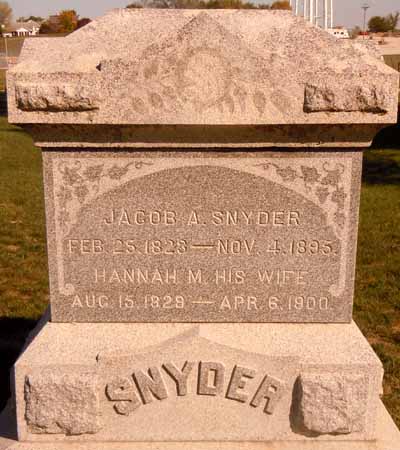 SNYDER, HANNAH M - Dallas County, Iowa | HANNAH M SNYDER 