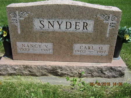 SNYDER, CARL Q - Dallas County, Iowa | CARL Q SNYDER 