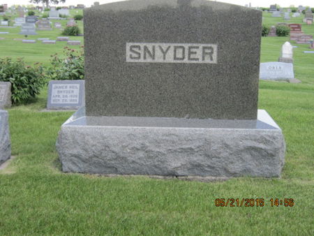 SNYDER, FAMILY STONE - Dallas County, Iowa | FAMILY STONE SNYDER 