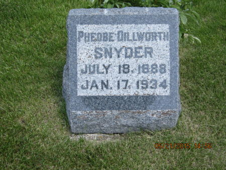 SNYDER, PHEOBE - Dallas County, Iowa | PHEOBE SNYDER 