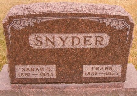 SNYDER, SARAH H. - Dallas County, Iowa | SARAH H. SNYDER 