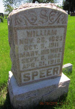 SPEER, WILLIAM - Dallas County, Iowa | WILLIAM SPEER 