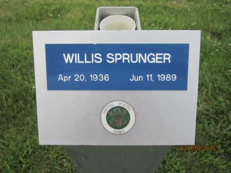 SPRUNGER, WILLIS - Dallas County, Iowa | WILLIS SPRUNGER 