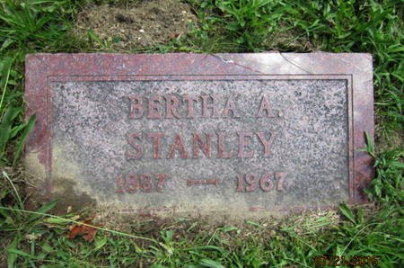 STANLEY, BERTHA A - Dallas County, Iowa | BERTHA A STANLEY 