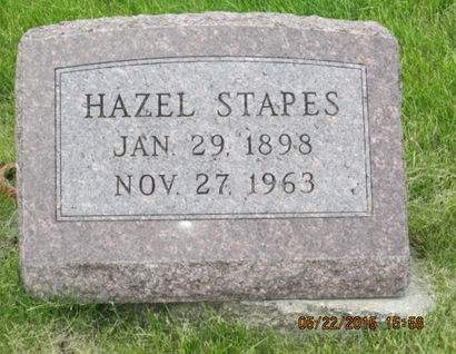 STAPES, HAZEL - Dallas County, Iowa | HAZEL STAPES 