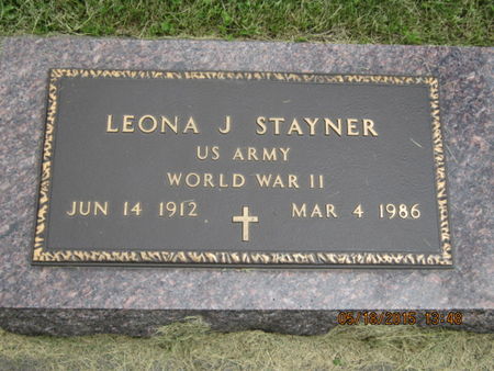 STAYNER, LEONA J - Dallas County, Iowa | LEONA J STAYNER 