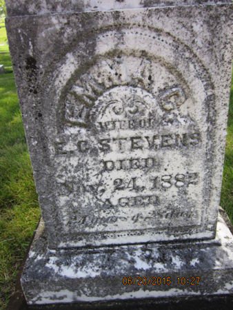 STEVENS, EMMA C - Dallas County, Iowa | EMMA C STEVENS 