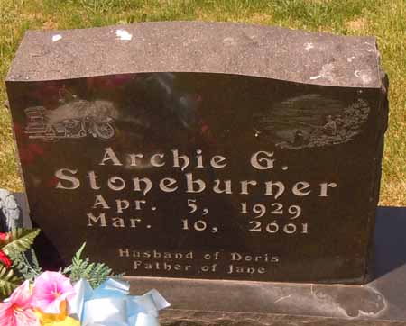 STONEBURNER, ARCHIE G - Dallas County, Iowa | ARCHIE G STONEBURNER 
