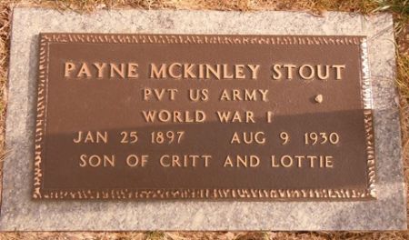 STOUT, PAYNE MCKINLEY - Dallas County, Iowa | PAYNE MCKINLEY STOUT 